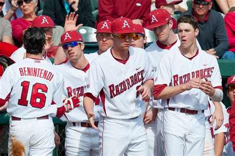 Hogs baseball - IF THEY WANT TO WATCH HOGS. FAYETTEVILLE, Ark. – Arkansas baseball fans had better make sure the internet bill is paid and check to make sure they're as close to a gig of internet speed as ...